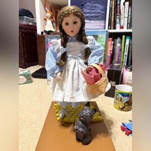 Ashton Drake Dorothy and Toto Porcelain Doll